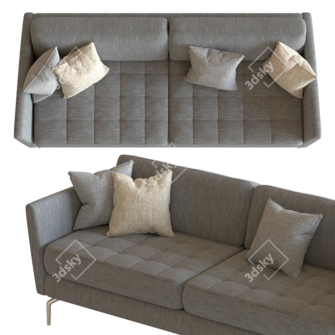 Boconcept Osaka Modern Sofa 3D model image 3