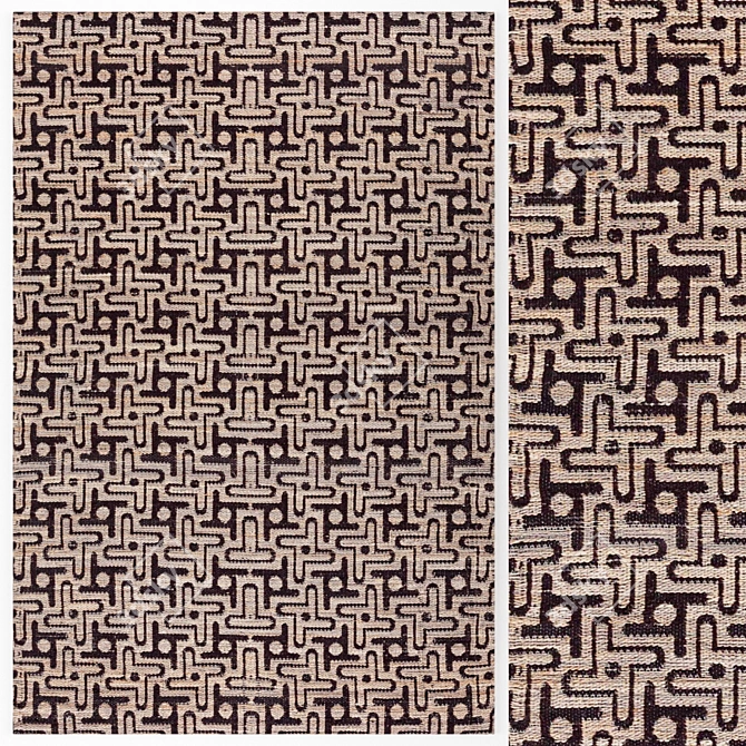 Twiggy Rug: Stylish and Sensational! 3D model image 1