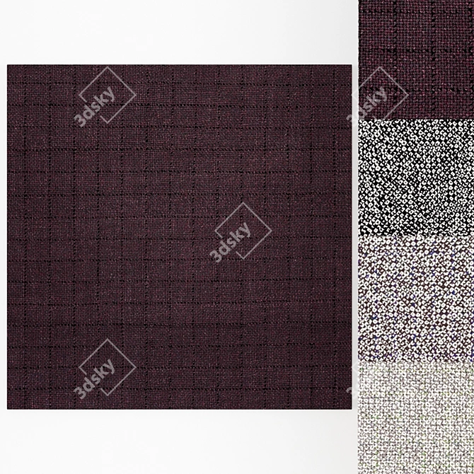 GAN Waan: 2500mm x 2500mm Rug 3D model image 1