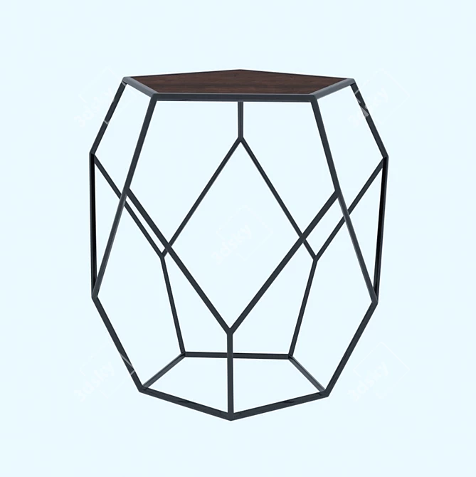 Honeycomb Chair: Innovative and Stylish 3D model image 2