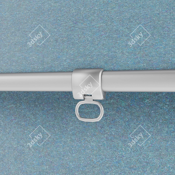 TRETUR: Ikea Blue Block-Out Roller Blind 3D model image 3