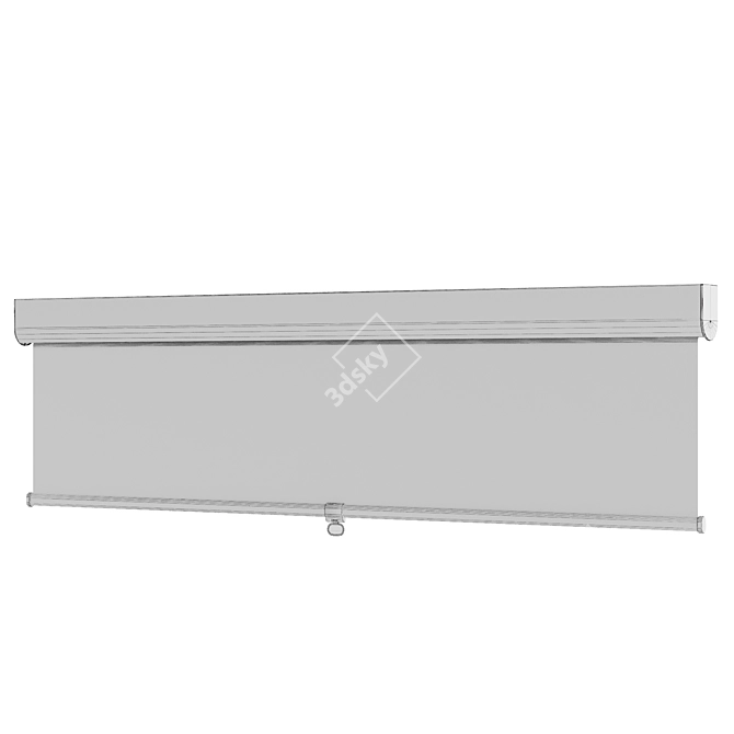 TRETUR: Ikea Blue Block-Out Roller Blind 3D model image 4