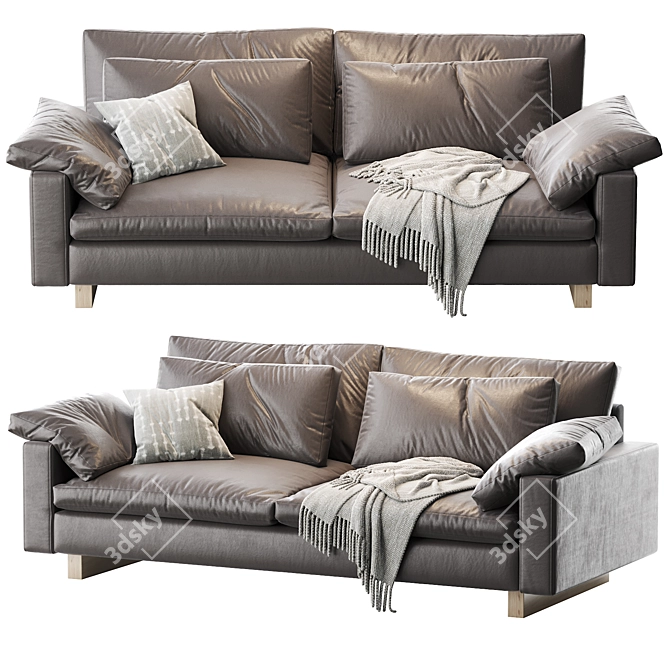 Harmony 82" Sofa: Elegant and Comfortable 3D model image 2