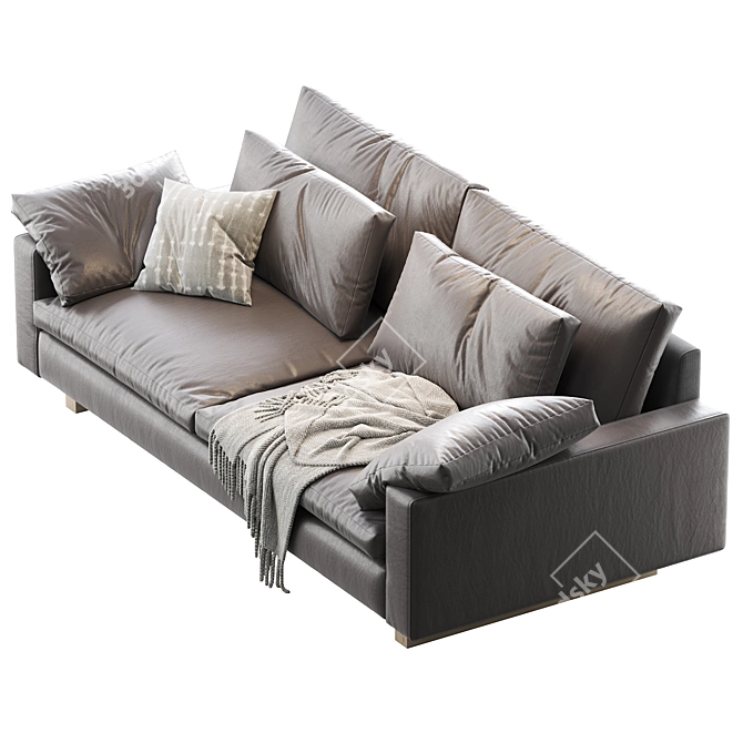 Harmony 82" Sofa: Elegant and Comfortable 3D model image 3