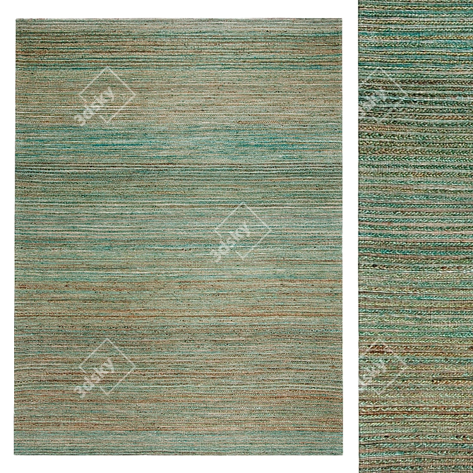 Luxurious Archive Carpet 3D model image 1