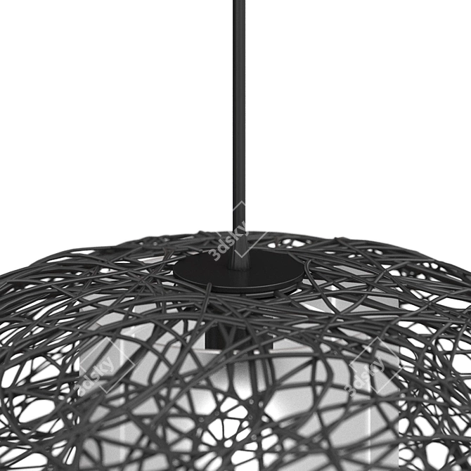 Rattan Accento Lighting 3D model image 2