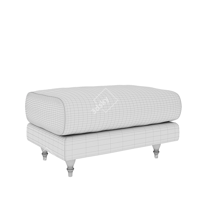 Italian-inspired Ottoman by OGO 3D model image 2