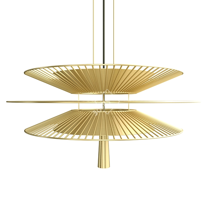 Floating Serenity Pendant Lamp 3D model image 2