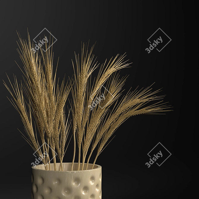 Elegant Decorative Vase 3D model image 2