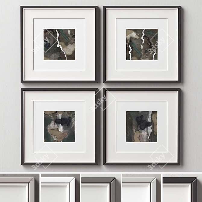 Versatile Picture Frame Set - 172 3D model image 1