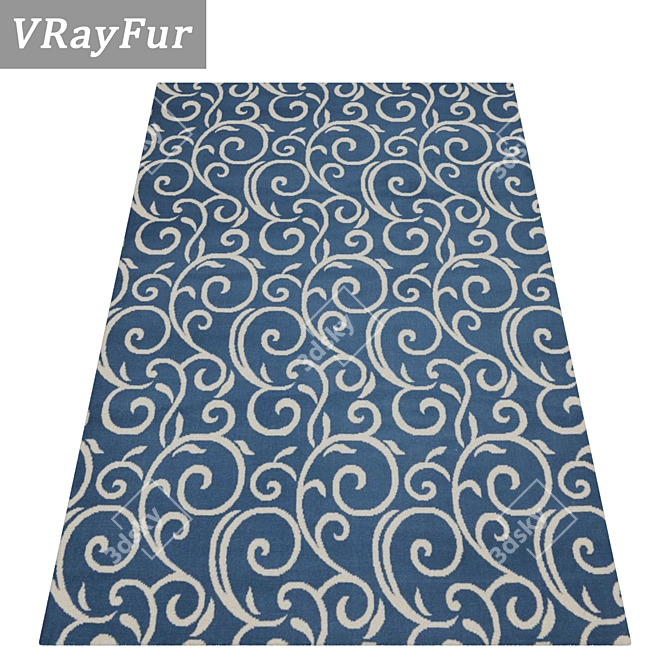 High-Quality Carpets Set 3D model image 2