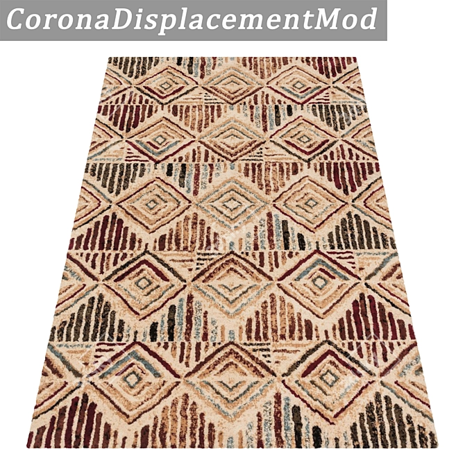 Luxury Carpets Set with High-Quality Textures 3D model image 4