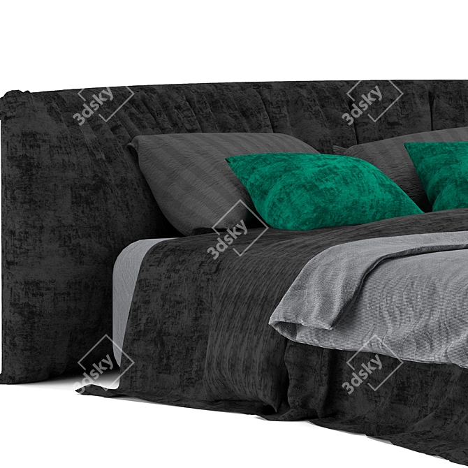 2015 Bed in Centimeters 3D model image 2