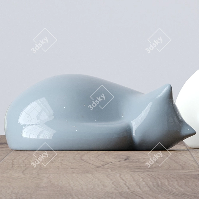 Vitra Cat Sculpture 3D model image 3