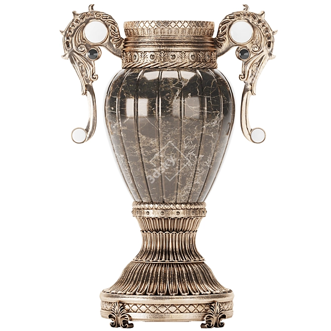 Antique Decor Vase - Intricate Details 3D model image 2