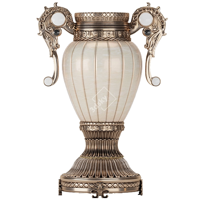 Antique Decor Vase - Intricate Details 3D model image 3
