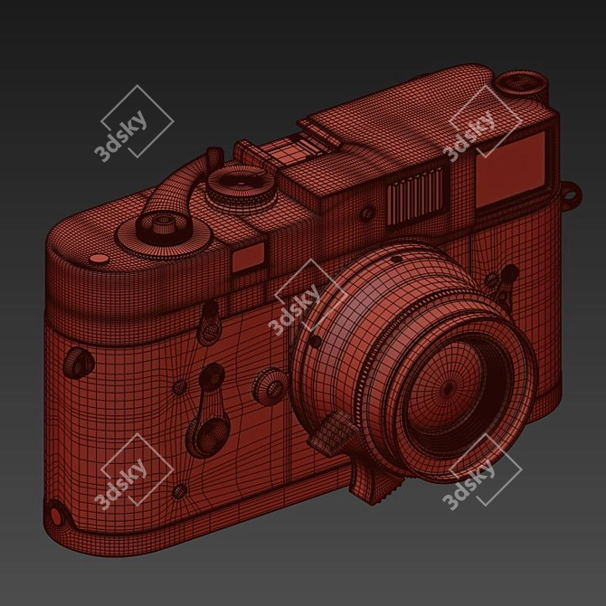 Classic Leica M2: Timeless Elegance 3D model image 4