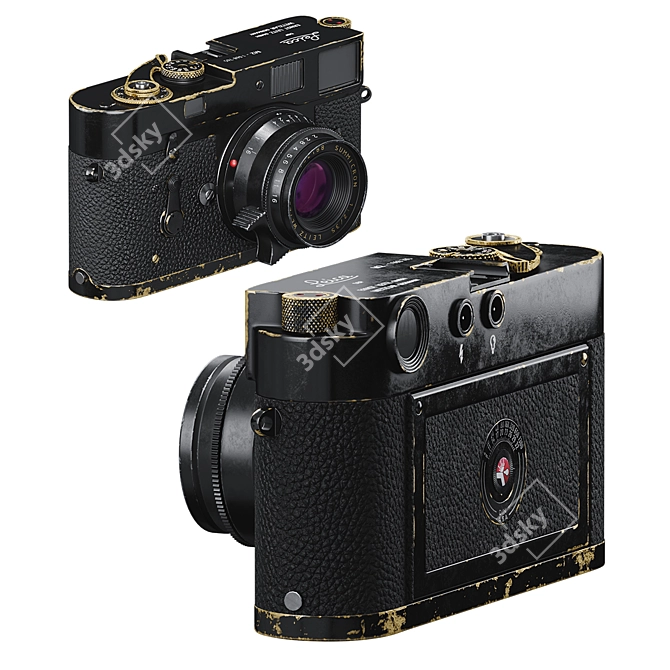 Classic Leica M2: Timeless Elegance 3D model image 6