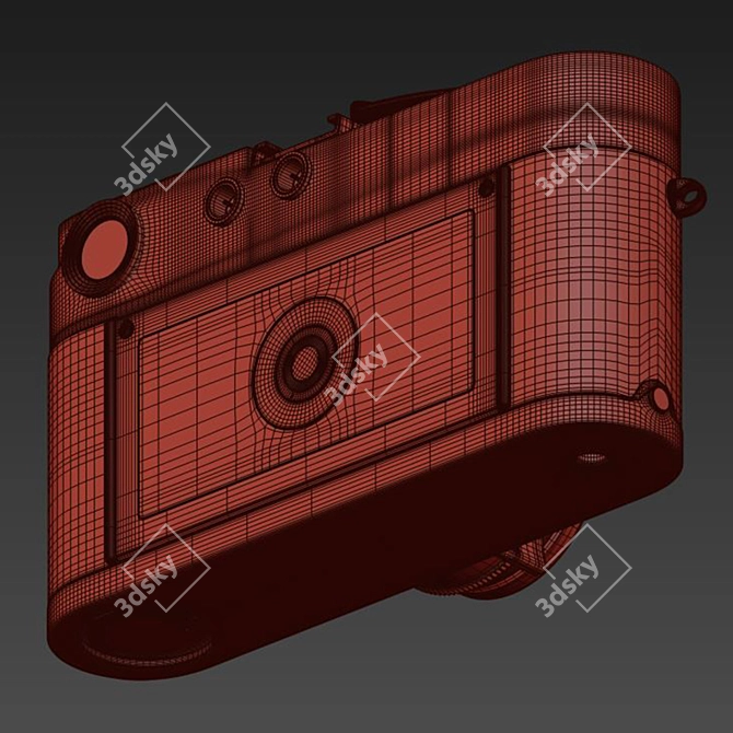 Classic Leica M2: Timeless Elegance 3D model image 9