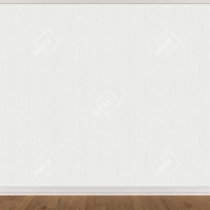 Seamless Wallpaper Set in 3 Colors 3D model image 3