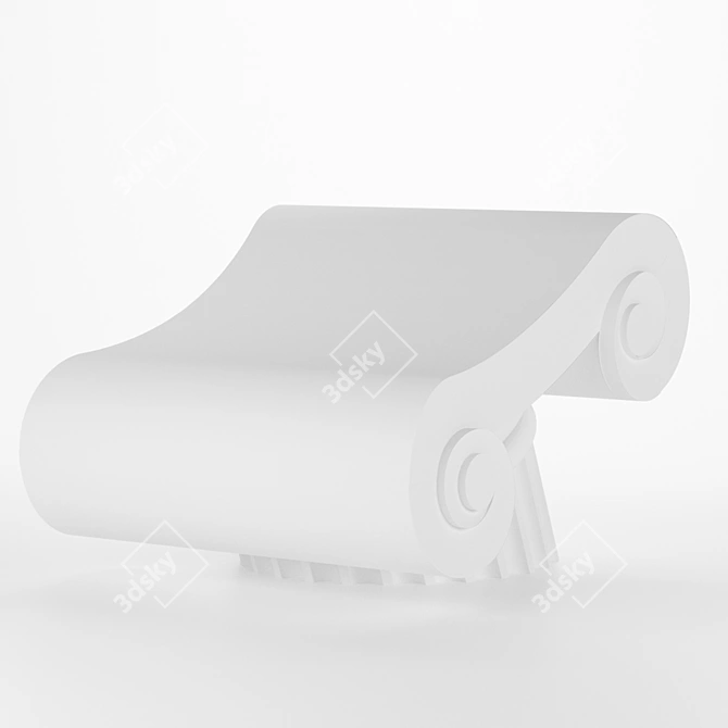 Iconical Gufram CAPITELLO: Legendary Studio65 Design 3D model image 3
