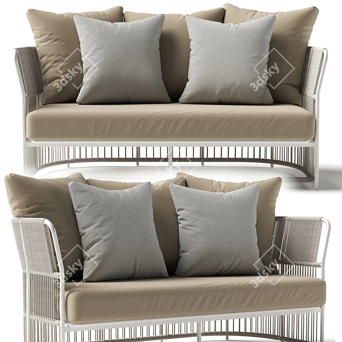 Modern Comfort: TIBIDABO Sofa 3D model image 3