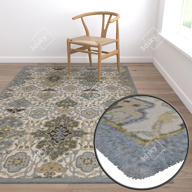 Luxury Collection of Carpets 3D model image 5