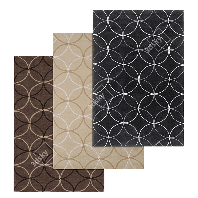 Luxurious Carpet Set for Stunning Renders 3D model image 1