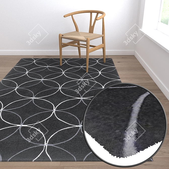 Luxurious Carpet Set for Stunning Renders 3D model image 5