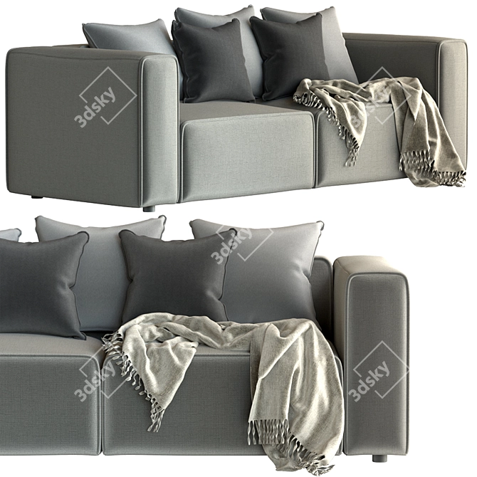 Boconcept Carmo Motion Sofa - Stylish and Versatile 3D model image 1