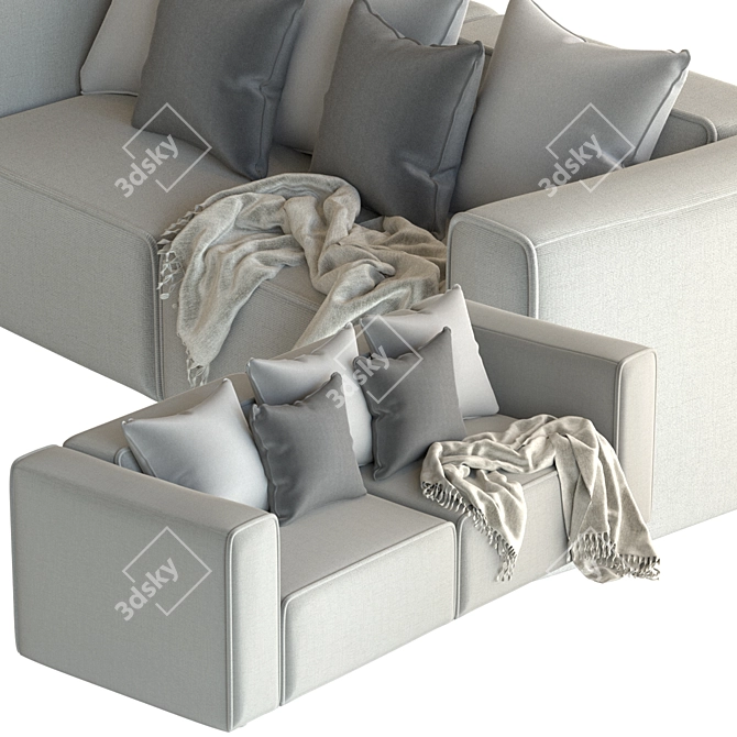 Boconcept Carmo Motion Sofa - Stylish and Versatile 3D model image 3