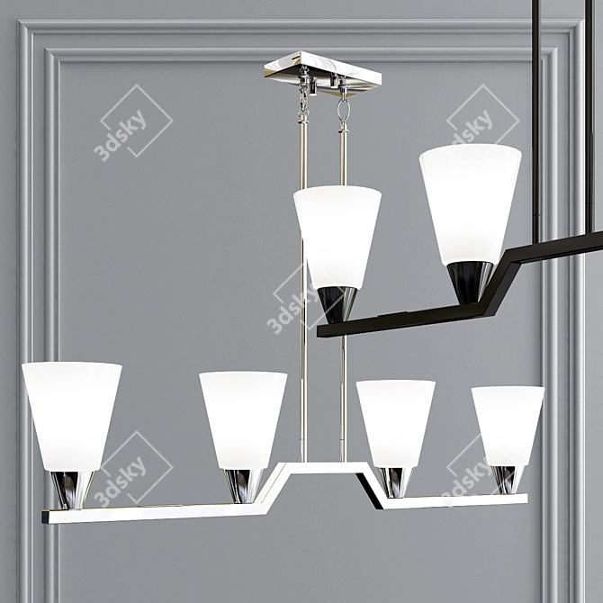 Elegant Suspension Light Collection 3D model image 4