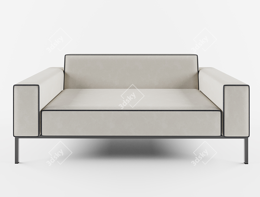 Cosmorelax 3-Seater Sofa 3D model image 1
