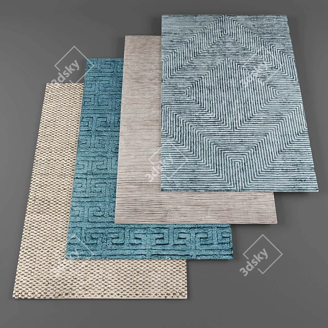 Surya Collection: Deluxe Rugs 3D model image 1