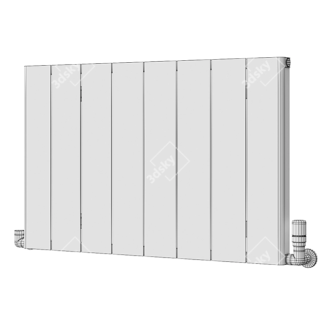 Sleek Radiators (v3) 3D model image 4