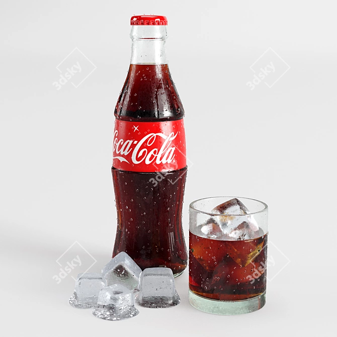 Title: Classic Coca Cola Refreshing Beverage 3D model image 2