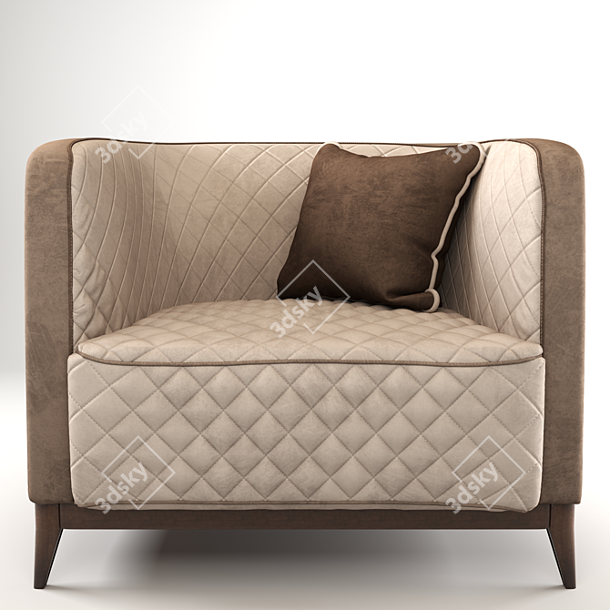 Mobilidea Armchair: Modern Elegance 3D model image 3