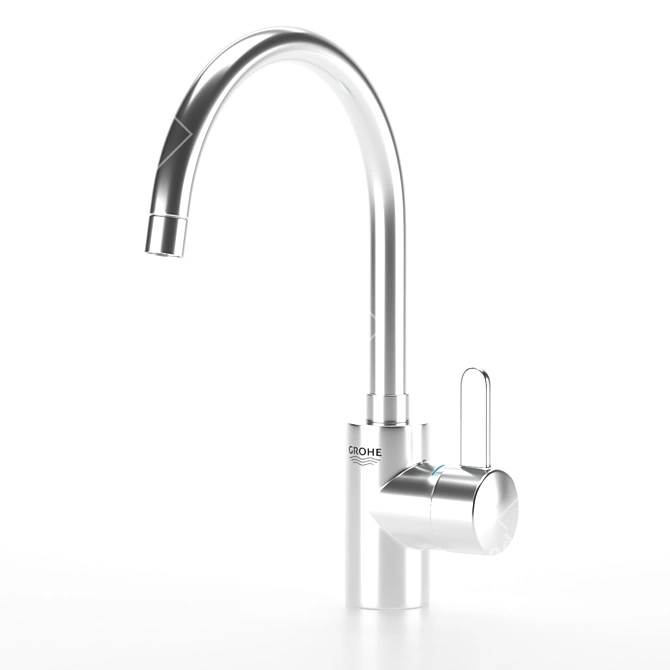 GROHE Eurosmart Chrome Kitchen Faucet 3D model image 1