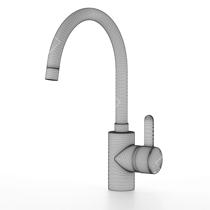 GROHE Eurosmart Chrome Kitchen Faucet 3D model image 2