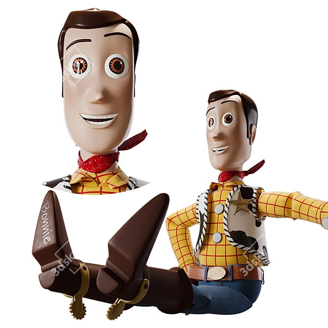 Authentic Woody Toy Story Replica 3D model image 6