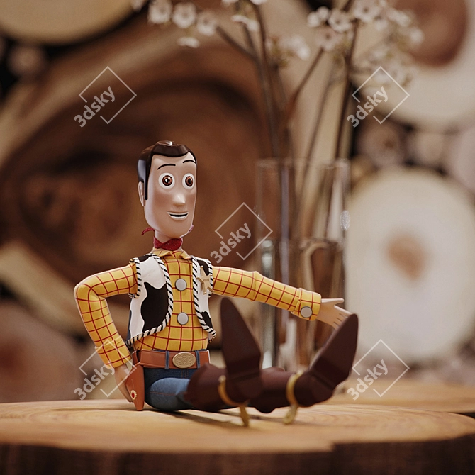 Authentic Woody Toy Story Replica 3D model image 10