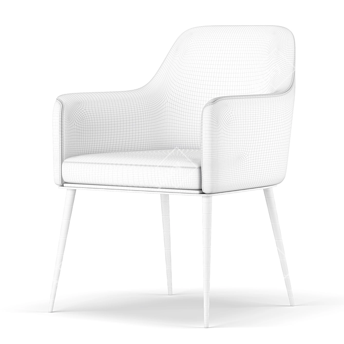 Elegant Eetstoel Chair - Modern Comfort 3D model image 4