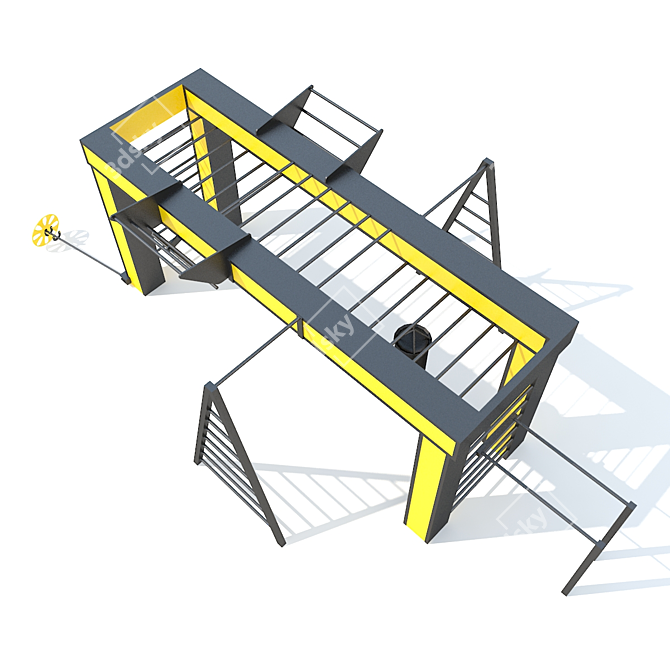 Lightweight Strength: Perfect for Heavy Loads! 3D model image 2