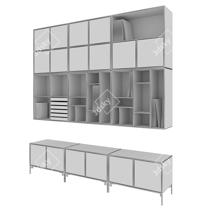 Modern Minimalist Design: Montana Collection 3D model image 2