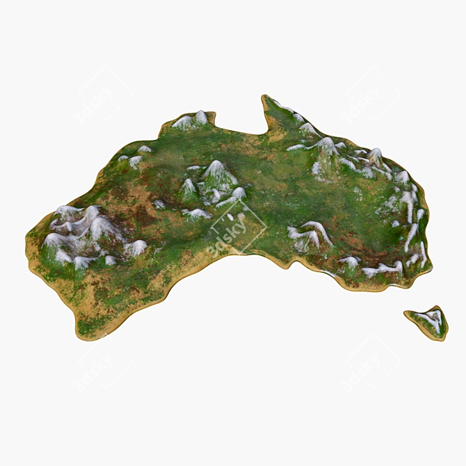 Australia 3D Model Kit | High-Res Visualization 3D model image 4