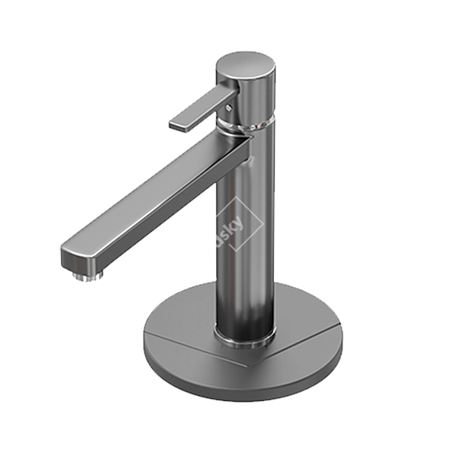 Circle KitKraken: Stylish Faucet Stand 3D model image 2