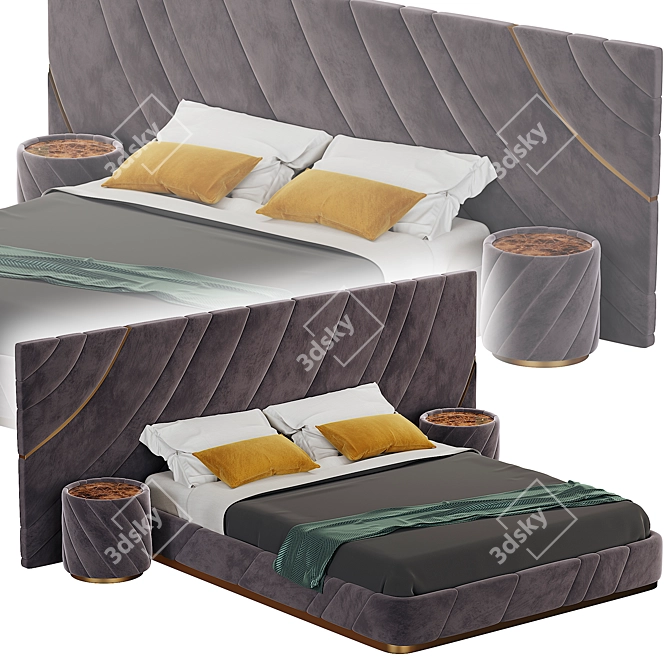 Luxury Visionnaire Ultrasound Bed 3D model image 3