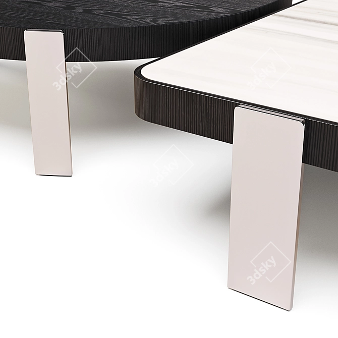 Minotti Mattia: Elegant Coffee Tables 3D model image 3