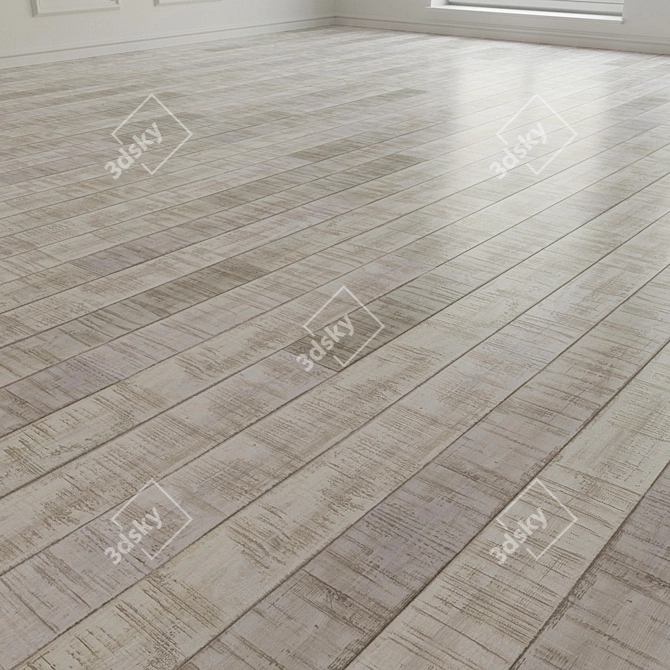  Oak Avignon Grey Laminate Parquet 3D model image 2