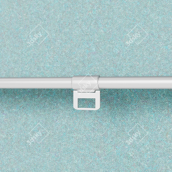 SKOGSKLÖVER Green Roller Blind 3D model image 3